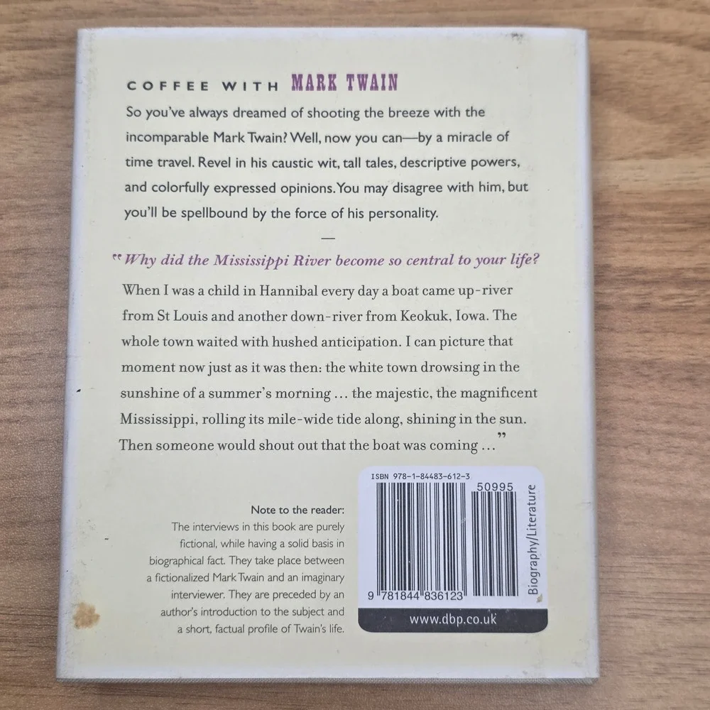 Coffee with Mark Twain Fred Kaplan Hardcover Book Foreword Jay‎ McInerney 2008